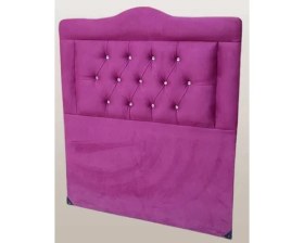 Resim Bengi Ticaret Başlık 90325 DK Tek Kişi 100 Model Tay Tüyü Fuşya Kumaş Dolgun kapitoneli ElYapım 