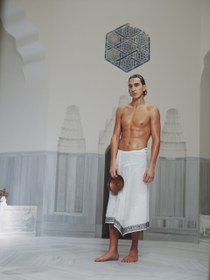 Resim White Linen Peshtamal 