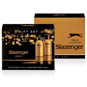 Resim Slazenger ActiveSport Gold EDT Erkek Parfüm 125 ml + Deodorant Sprey 150 ml 