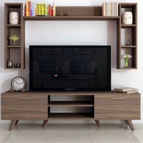 Resim Moonlife İstanbul Dolaplı Tv Ünitesi 1 Ceviz 