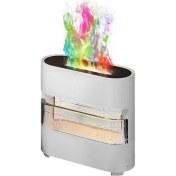 Resim Simülasyon Alev Nemlendirici Renkli Yağmur ve Ateş Aroma Difüzör 7 Renkli ve Ev Yatak Odası Için Renkli, Beyaz (Yurt Dışından) 