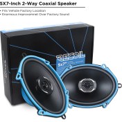 Resim Recoil RCX57 Oval Koaksiyel Hoparlör (200 Watt) 