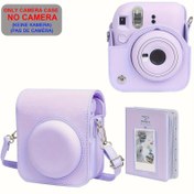 Resim Fujifilm Mini 12 Anında Kamera için tasarlanmış WOGOZAN Mini 12 Kamera Çantası, alt sağ tarafında bir lens fiti ve hafif duyarlı bir delik ile gelir. Bu sahte deri kamera çantası, Mini 12 için özel olarak yapılmıştır ve 64 mini fotoğraf tutabilir, tatiller için harika bir hediye olarak gelir. 