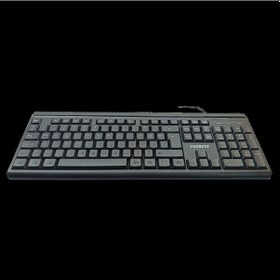 Resim Everest Kb-741f, Usb Kablolu, Türkçe F, 2 Metre Bakır Kablolu, Standart Klavye Siyah 