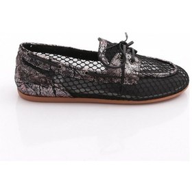 Resim Dgn B0048 Kadin Oxford Ayakkabi Siyah 