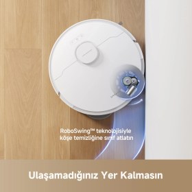 Resim Dreame L40 Robot Süpürge Beyaz, 13.000PA Emiş Gücü 