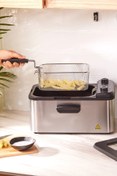 Resim Karaca Orginal Inox Yağ Filtreli Zamanlayıcılı Fritöz XL 3,2L 