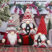 Resim Noel Cücesi Yaşlı Adam Süsü Nordik Tarzı Yüzüsiz Kadın Figür Noël Ağacı İçin Ki 
