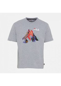 Resim Gri Fila T-shirt Mountain Peak Graphic Lu411111 Gri 