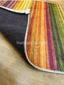 Resim Salerno Çamaşır Makinesinde Yıkanabilir Kilim Halı Hs1008 Çok Renkli 