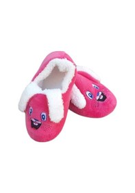 Resim Yünlü Pembe Panduf 24-29 Pembe 