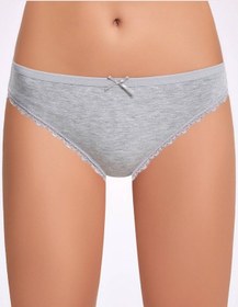 Resim Melanjlı Dantelli Kadın Bikini Külot 3 Adet 001 