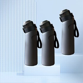 Resim 1 Adet 750ml Meyveli Aromalı Su Şişesi - Sıfır Şeker, Kalorisiz, BPA İçermeyen PP Malzeme, Taşınabilir Taşıma Kulplu & Sızdırmaz Kapaklı Ofis, Kamp, Seyahat, Yemek İçin Su Matarası, Ofis Hidrasyonu, Kamp Temelleri, Şık Tasarım, Dayanıklı Polipropilen, Modern Hidrasyon, Yüksek Kalite Yapı, Açık Hava Maceraları İçin 