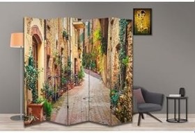 Resim Manzara Temalı Özel Tasarım Paravan Room Divider PRV1289, 180 x 180 