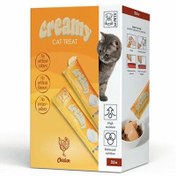Resim M-Pets Creamy Chicken Tavuk Etli Ek Besin ve Kedi Ödülü 25x15 Gr 