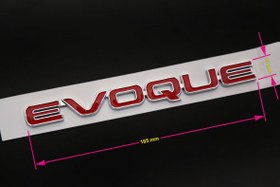 Resim EVOQUE YAZI KIRMIZI 