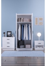 Resim Abete-2 Kapılı Dolap +komodin 1 Çekmeçeli +şifoniyer 3çekmeceli 
