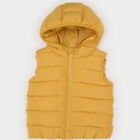 Resim Defacto Erkek Bebek Su Geçirmez Tafta Kapüşonlu Şişme Yelek A2221a525auyl74 Sarı 