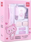 Resim Sones Deli 68896 Öğrenci Kırtasiye Hediye Kutusu Seti 12 Kalem + 2 Silgi + 1 Kalemtıraş + 2 Kalem Tutacağı İçerir Pembe 3+ 