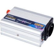 Resim Mobee Technomax 600 W Inverter Dönüştürücü Usb Soketli Dc 12.v - 220.v Invertör 