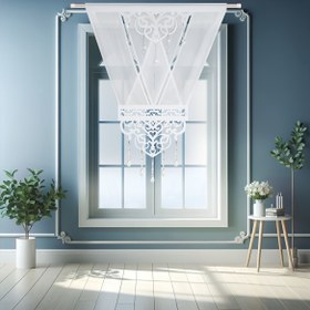 Resim 1 adet Bohem Tarzı Dekoratif Perde Paneli Püsküllü, Yarı Şeffaf Polyester Kumaş, Kolay Kurulum için Çubuk Cebi, Yatak Odaları, Düğünler ve Parti Dekoru için Mükemmel, Oturma Odası İçin Perdeler 