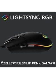 Resim Logitech G G102 LIGHTSYNC RGB Aydınlatmalı 8.000 DPI Kablolu Oyun 
