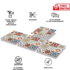 Resim Tink Kendinden Yapışkanlı Karma Agora Desenli Pvc Karo 30X30 cm (4 Adet) 0,36 M2 