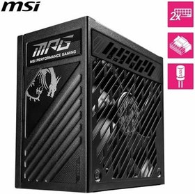 Resim MSI MPG A1000GS Güç Kaynağı 1000W 80 Plus Gold Full Modüler PCIe5 