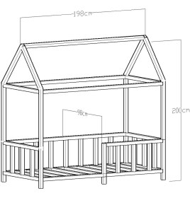 Resim Givayo Wood's Kayra Montessori Yatak 