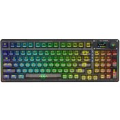 Resim AULA F98 PRO OLED Ekranlı Makrolu Kablosuz RGB Hot-Swap Gasket Pre-Lubed Switch Mekanik Klavye 