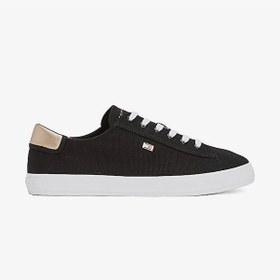 Resim Tommy Hilfiger Vulc Lace Up Kadın Siyah Sneaker Fw0fw08647 Siyah 