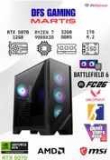 Resim MSI DFS GAMING MARTIS RYZEN 7 9800X3D-B650M-RTX 5070 12GB-32GB DDR5 RAM-1TB M.2 SSD-OYUNCU BİLGİSAYARI 