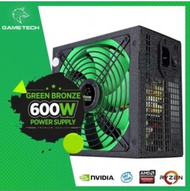 Resim Gametech GTP-600 V2 600W 80+ Bronze Güç Kaynağı Gametech