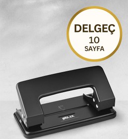 Resim ANI OFİS KIRTASİYE A K Ofis Delgeci - 10 Sayfa Delme Kapasitesi / Kapasiteli, Kaymaz Taban, Dayanıklı Gövde,Ergonomik 