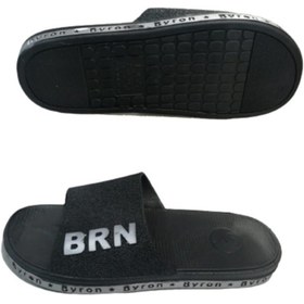 Resim Byron Unisex Brn B050-10 Siyah Kaymaz Taban Deniz Plaj Havuz Günlük Yürüyüş Terlik 