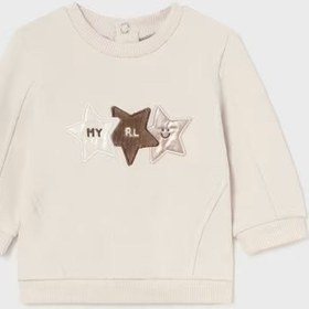 Resim Mayoral Kız Bebek Sweatshirt Bej - 12 Ay 