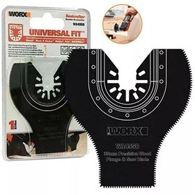 Resim Worx WA4958 Çok Amaçlı Raspalama Makinesi İçin 35x80 MM 180˚ Ahşap Fiberglas PVC Universal Dalma ve Kesme Bıçağı 
