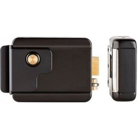 Resim Manyetik Bina Kapı Kilidi Otomatı triajlı Kilit 3 Adet Anahtar 