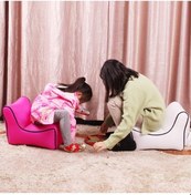 Resim Tongxida Mini Şişme Bebek Koltukları Kanepe Sandalye Mobilya Fasulye Torbası Koltuk Minderi Gri Koltuk 