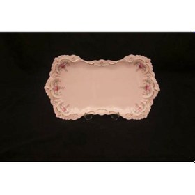 Resim Pembe Porselen Tepsı 33 CM Epiag 