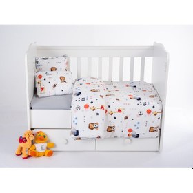 Resim Patalena Home Pamuk 7 Parça Bebek Nevresim Takımı 