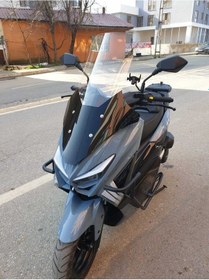 Resim Motocam Küba Chia 125 Ön Cam 2023-2026 Model 78cm Şeffaf Renkli 4mm Uzun 