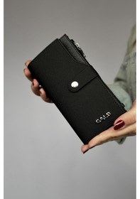 Resim Galb Leather Büyük Boy Lakoste Deri Fermuarlı Bozuk Para Gözlü 20 Kart Kapasit 001 