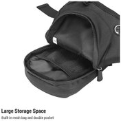 Resim Zyzqstore Eva Sert Kabuk Motosiklet Bacak Yan Çanta, Su Geçirmez, Açık, Rahat, Bacak Çantası Siyah 