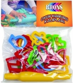 Resim Brons Oyun Hamuru Kalıp Seti Matematik Br-472 