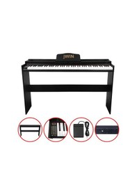 Resim Jwin Sdp-92 Tuş Hassasiyetli 88 Tuşlu Kapaklı Dijital Piyano - Siyah 