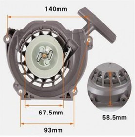 Resim Motorlu Tırpan Starter Kapak Komple 63 Cc 