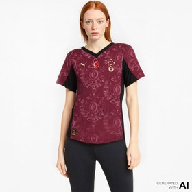 Resim Puma Galatasaray S.K. 25-26 Kadın Kırmızı Alternatif Futbol Forması 