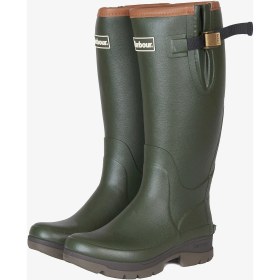 Resim Barbour Kadın Tempest Wellingtons Çizme OL51 Kauçuk Malzeme ile Rahat ve Kaymaz Taban 37 Numara Olive 