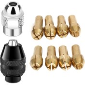 Resim Vigortrading Elektrikli Değirmen Bakır Chuck Yedek 4485 Pirinç Hızlı Değişim Döner Matkap Somun Aracı Seti Döner Alet (Yurt Dışından) 